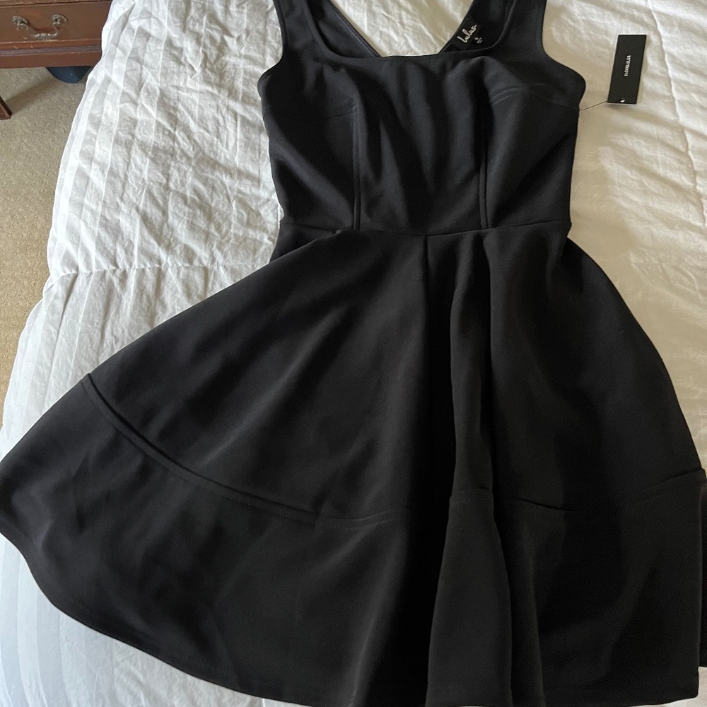 Lulu’s ‘Home Before Daylight’ black dress, size small